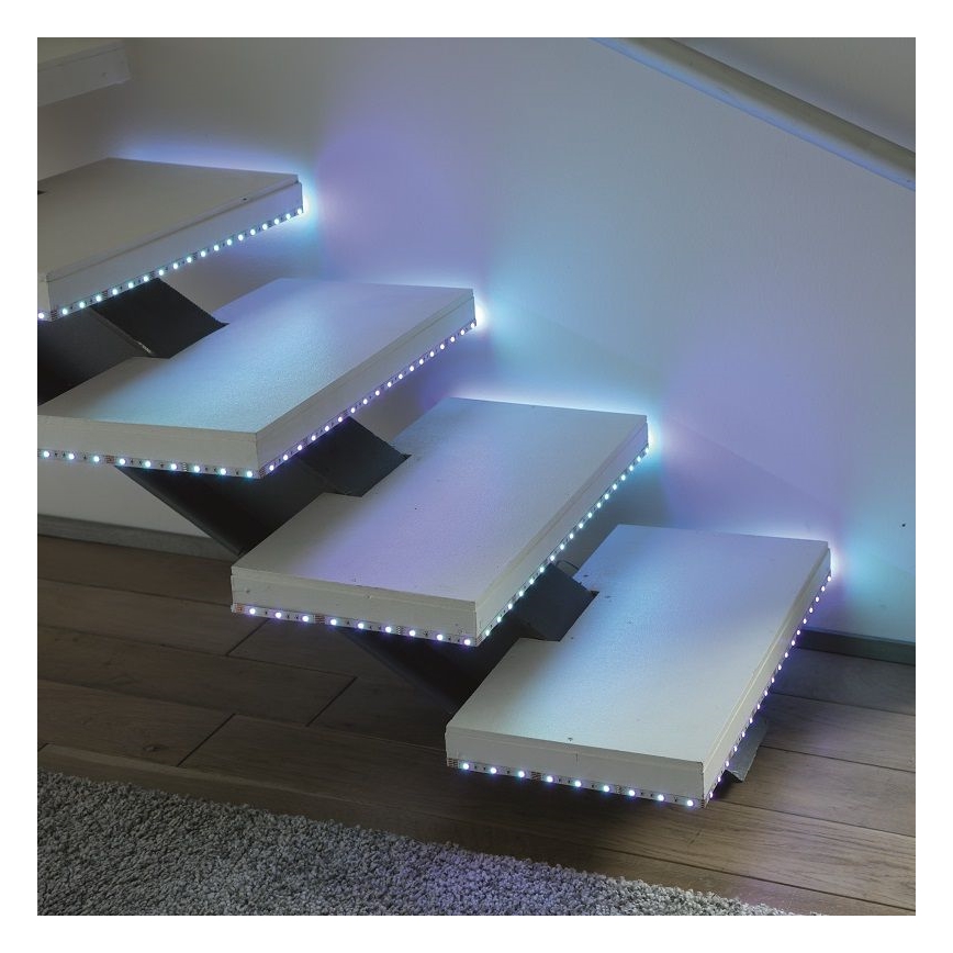 Leuchten Direkt 1210-70-BH- Tira LED RGB com regulação TEANIA 3m 16,2W/12/230V + controlo remoto