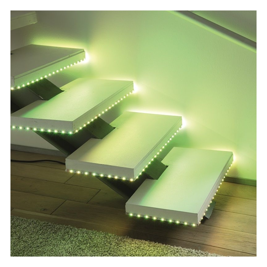 Leuchten Direkt 1210-70-BH- Tira LED RGB com regulação TEANIA 3m 16,2W/12/230V + controlo remoto