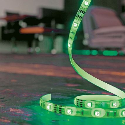 Leuchten Direkt 1210-70-BH- Tira LED RGB com regulação TEANIA 3m 16,2W/12/230V + controlo remoto