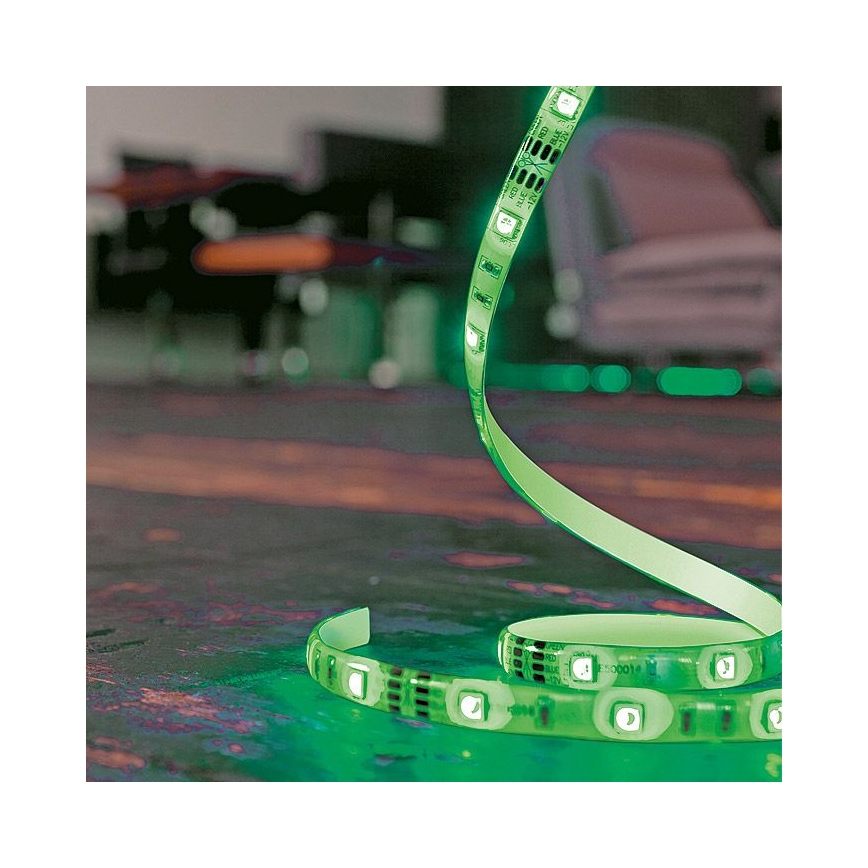 Leuchten Direkt 1210-70-BH- Tira LED RGB com regulação TEANIA 3m 16,2W/12/230V + controlo remoto