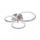 Leuchten Direkt 12110-55 - Candelabro integrado LED JOHANNA 1xLED/4,5W/230V+1xLED/6W+1xLED/7,5W