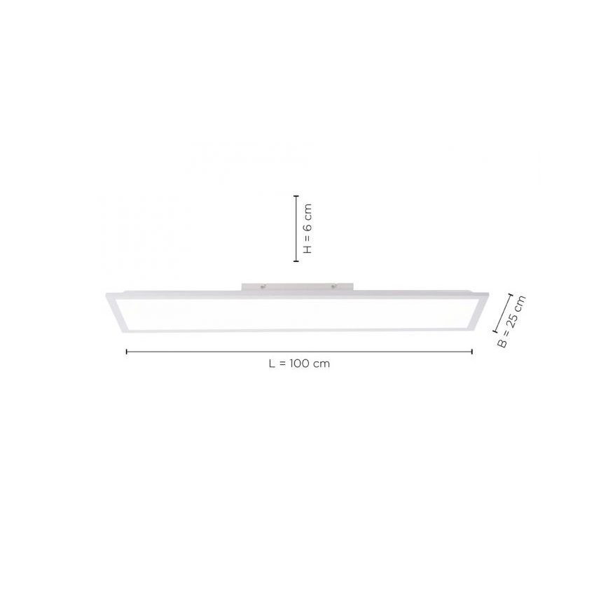Leuchten Direkt 12204-16 - Iluminação de teto LED FLAT LED/24W/230V