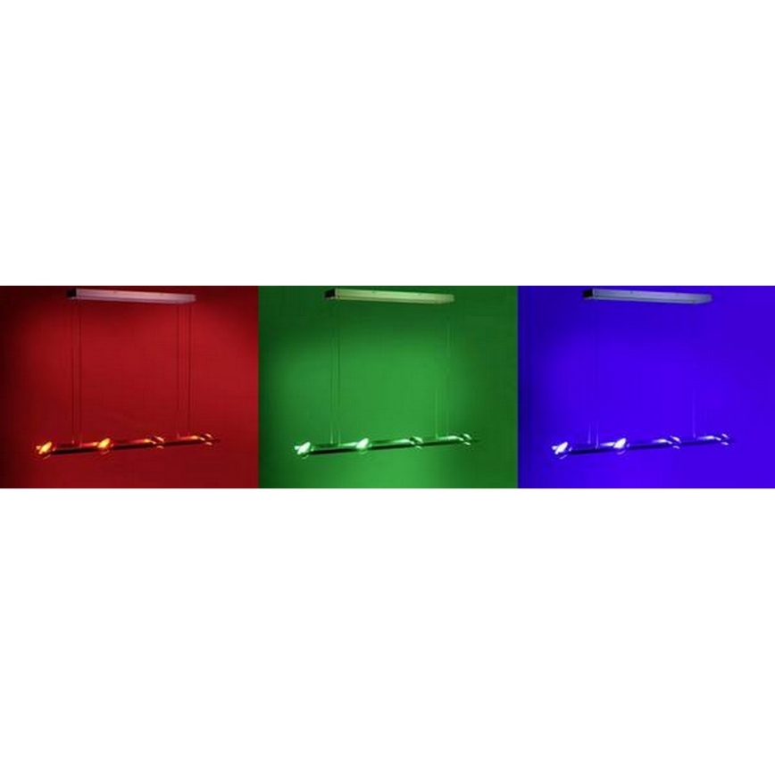 Leuchten Direkt 12470-55 - Candelabro suspenso LED RGB com regulação OPTI 8xLED/3W/230V + CR