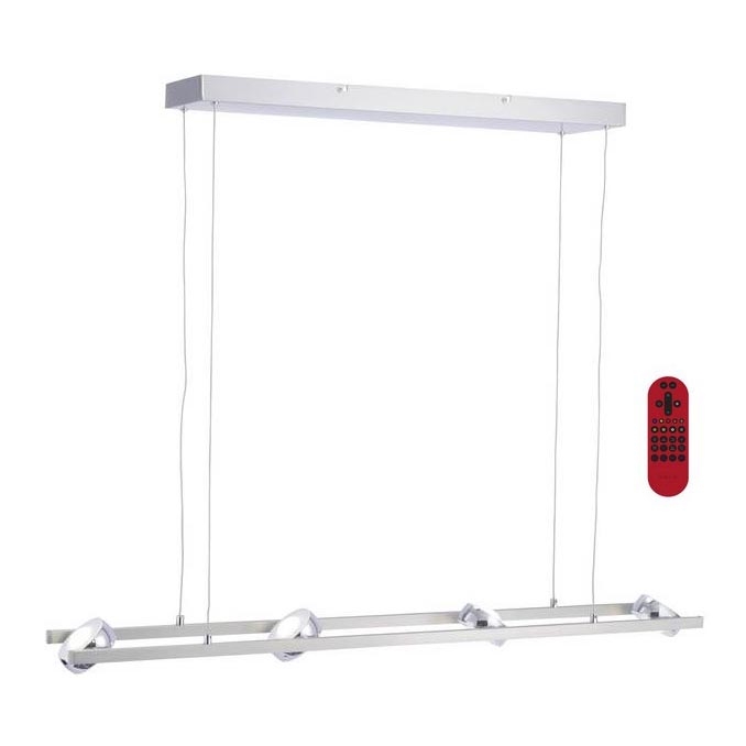 Leuchten Direkt 12470-55 - Candelabro suspenso LED RGB com regulação OPTI 8xLED/3W/230V + CR