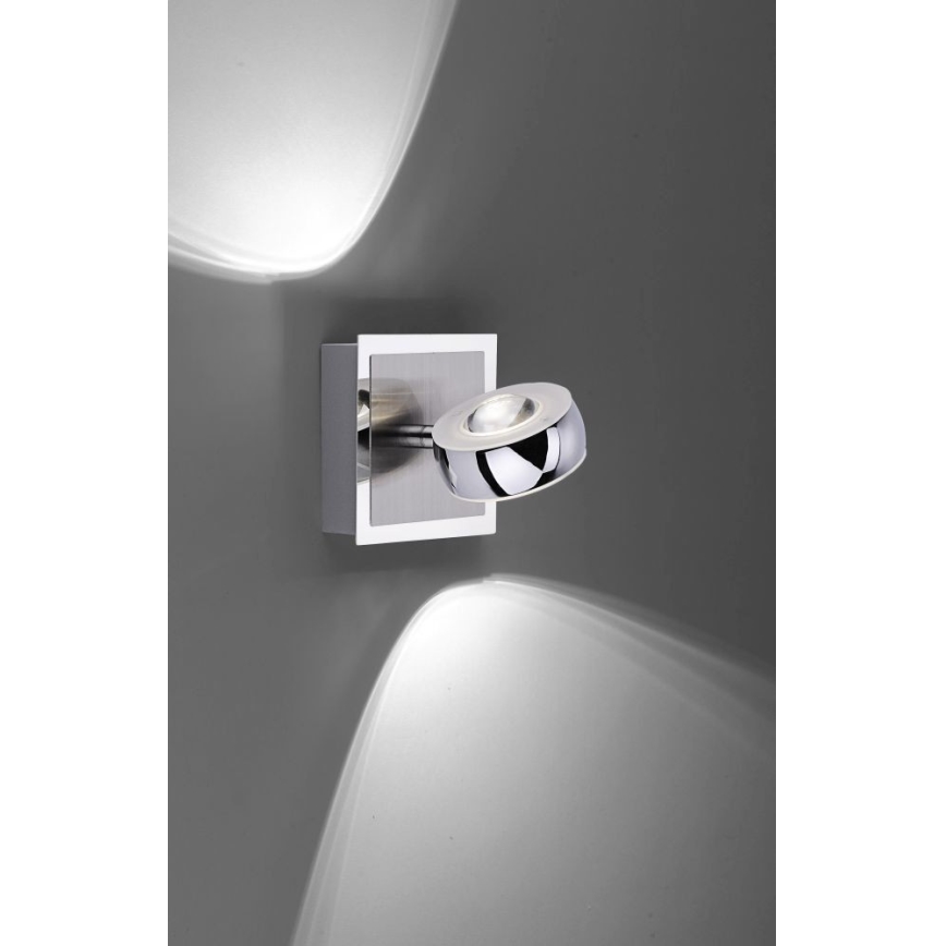 Leuchten Direkt 12471-55 - Iluminação de parede LED RGBW com regulação OPTI LED/6W/230V 2700-5000K + controlo remoto