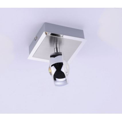 Leuchten Direkt 12471-55 - Iluminação de parede LED RGBW com regulação OPTI LED/6W/230V 2700-5000K + controlo remoto
