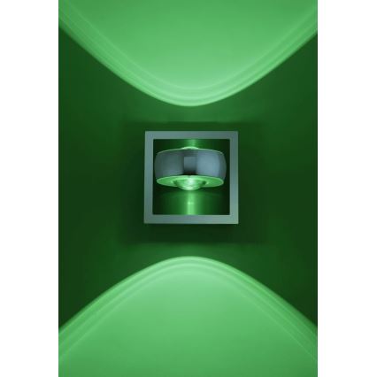 Leuchten Direkt 12471-55 - Iluminação de parede LED RGBW com regulação OPTI LED/6W/230V 2700-5000K + controlo remoto