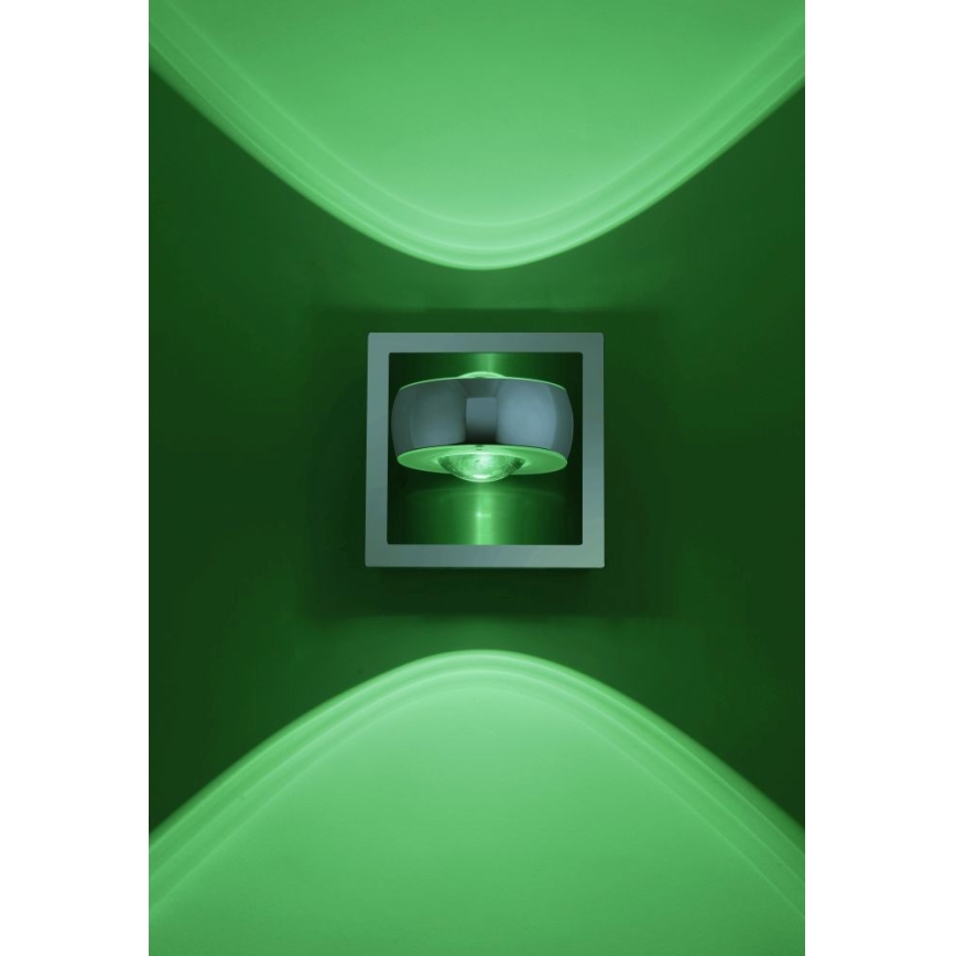 Leuchten Direkt 12471-55 - Iluminação de parede LED RGBW com regulação OPTI LED/6W/230V 2700-5000K + controlo remoto