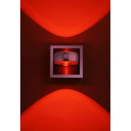 Leuchten Direkt 12471-55 - Iluminação de parede LED RGBW com regulação OPTI LED/6W/230V 2700-5000K + controlo remoto