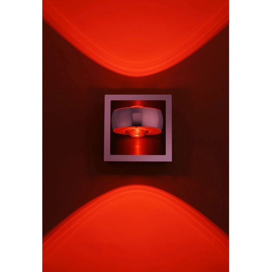 Leuchten Direkt 12471-55 - Iluminação de parede LED RGBW com regulação OPTI LED/6W/230V 2700-5000K + controlo remoto