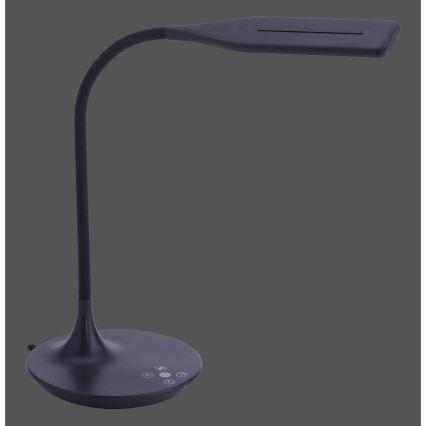 Leuchten Direkt 13061-18 - Candeeiro de mesa táctil LED com regulação RAFAEL LED/5W/230V 2700-6000K preto