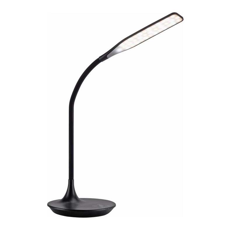 Leuchten Direkt 13061-18 - Candeeiro de mesa táctil LED com regulação RAFAEL LED/5W/230V 2700-6000K preto