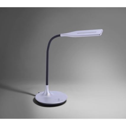 Leuchten Direkt 13061-21 - Candeeiro de mesa táctil LED com regulação RAFAEL LED/5W/230V 2700-6000K prateado