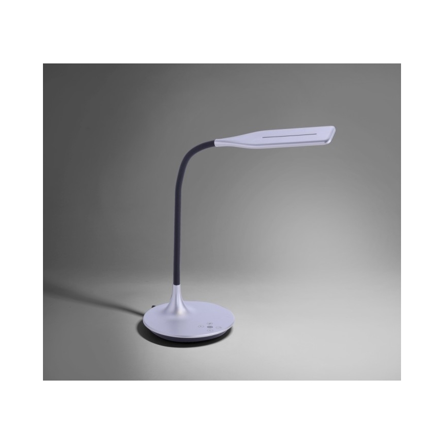 Leuchten Direkt 13061-21 - Candeeiro de mesa táctil LED com regulação RAFAEL LED/5W/230V 2700-6000K prateado