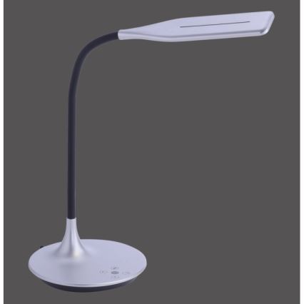 Leuchten Direkt 13061-21 - Candeeiro de mesa táctil LED com regulação RAFAEL LED/5W/230V 2700-6000K prateado