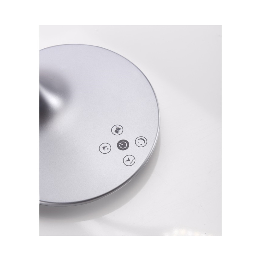 Leuchten Direkt 13061-21 - Candeeiro de mesa táctil LED com regulação RAFAEL LED/5W/230V 2700-6000K prateado
