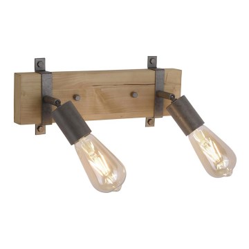 Leuchten Direkt 13472-79 - Foco de parede SLAT 2xE27/40W/230V