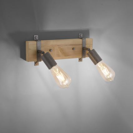 Leuchten Direkt 13472-79 - Foco de parede SLAT 2xE27/40W/230V