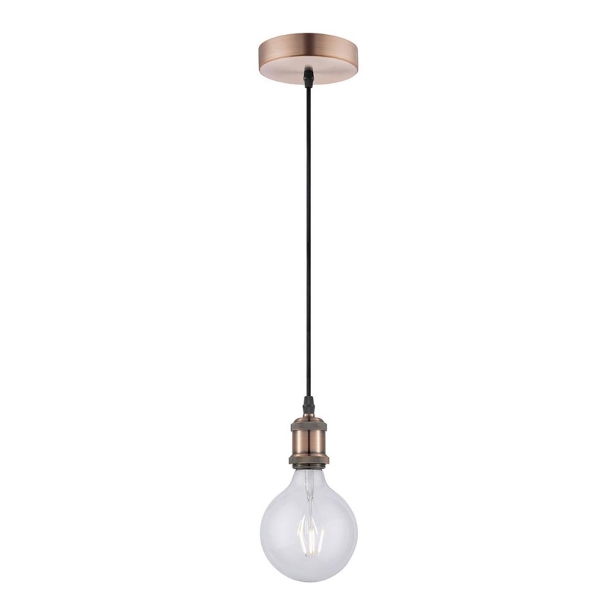 Leuchten Direkt 13570-20 - Candelabro suspenso DIY 1xE27/60W/230V cobre