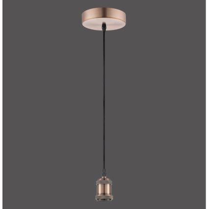 Leuchten Direkt 13570-20 - Candelabro suspenso DIY 1xE27/60W/230V cobre
