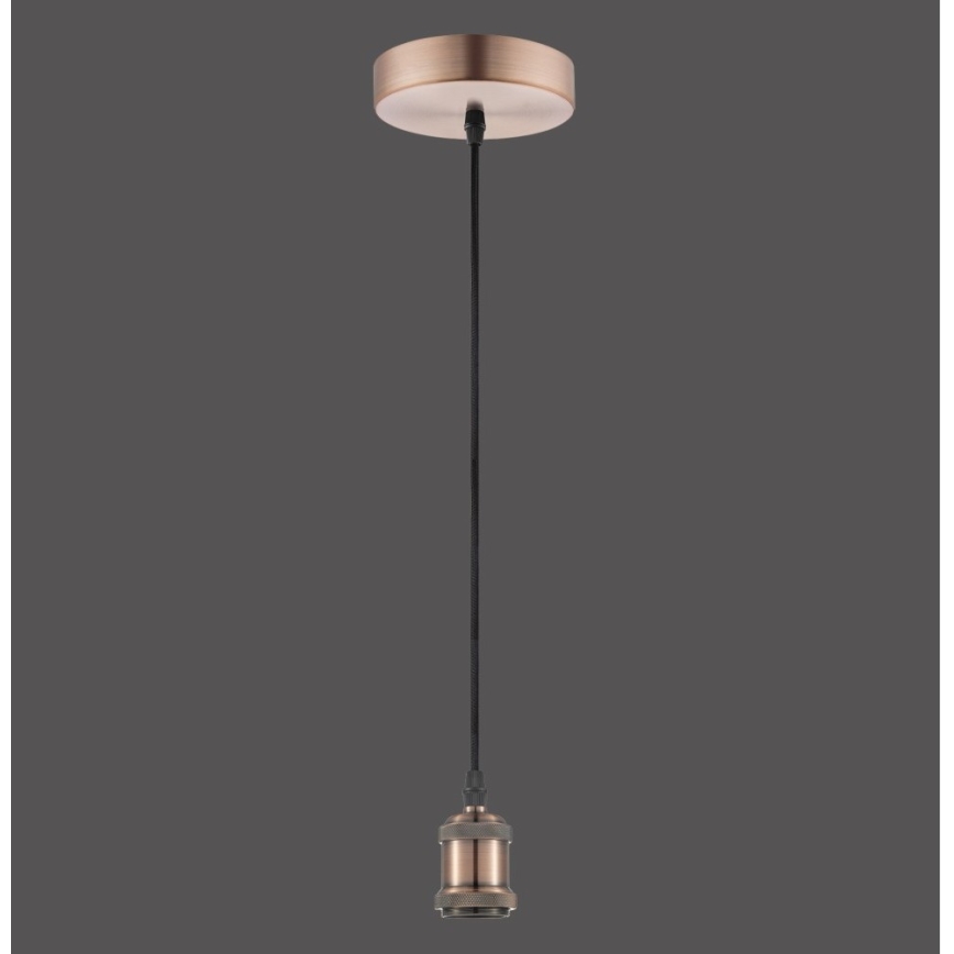 Leuchten Direkt 13570-20 - Candelabro suspenso DIY 1xE27/60W/230V cobre