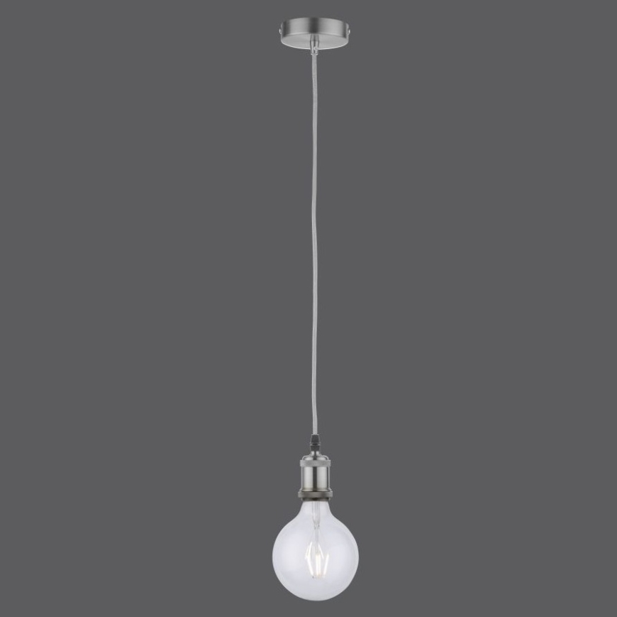 Leuchten Direkt 13570-55 - Candelabro suspenso DIY 1xE27/60W/230V cromado mate