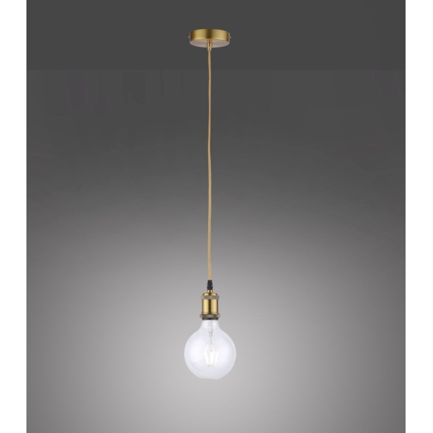 Leuchten Direkt 13570-60 - Candelabro suspenso DIY 1xE27/60W/230V latão