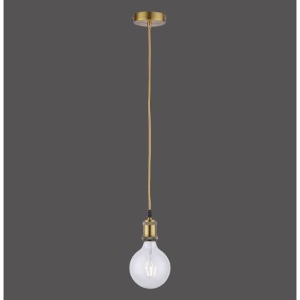 Leuchten Direkt 13570-60 - Candelabro suspenso DIY 1xE27/60W/230V latão