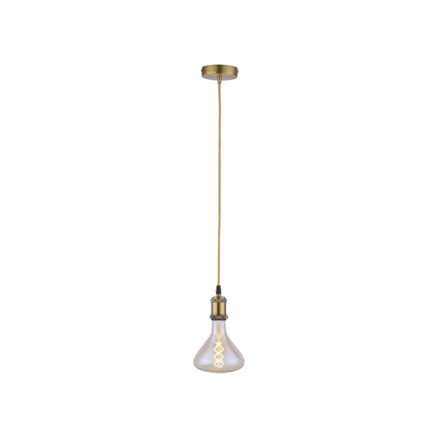 Leuchten Direkt 13570-60 - Candelabro suspenso DIY 1xE27/60W/230V latão