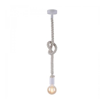 Leuchten Direkt 13572-16 - Candelabro suspenso DIY 1xE27/10W/230V branco