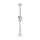 Leuchten Direkt 13572-16 - Candelabro suspenso DIY 1xE27/10W/230V branco
