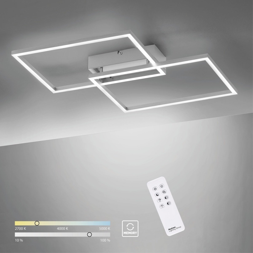 Leuchten Direkt 14018-55 - Candelabro fixo LED com regulação IVEN 2xLED/15W/230V