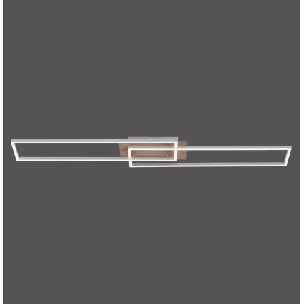 Leuchten Direkt 14019-78 - Candeeiro de teto LED IVEN 2xLED/20W/230V + comando