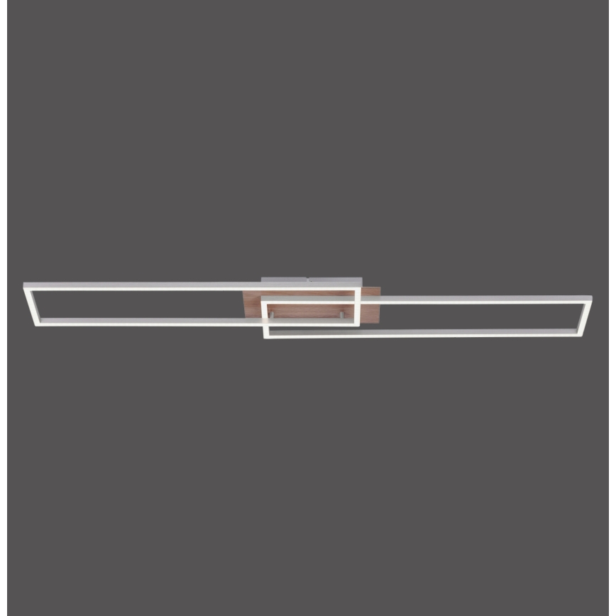 Leuchten Direkt 14019-78 - Candeeiro de teto LED IVEN 2xLED/20W/230V + comando