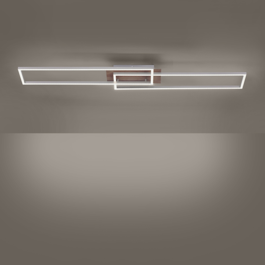 Leuchten Direkt 14019-78 - Candeeiro de teto LED IVEN 2xLED/20W/230V + comando
