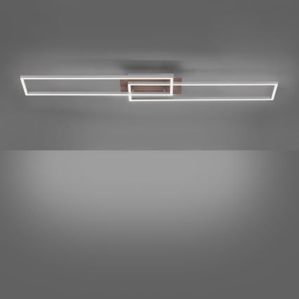 Leuchten Direkt 14019-78 - Candeeiro de teto LED IVEN 2xLED/20W/230V + comando