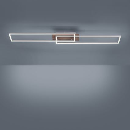 Leuchten Direkt 14019-78 - Candeeiro de teto LED IVEN 2xLED/20W/230V + comando