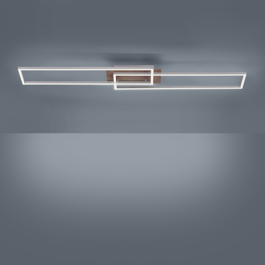 Leuchten Direkt 14019-78 - Candeeiro de teto LED IVEN 2xLED/20W/230V + comando
