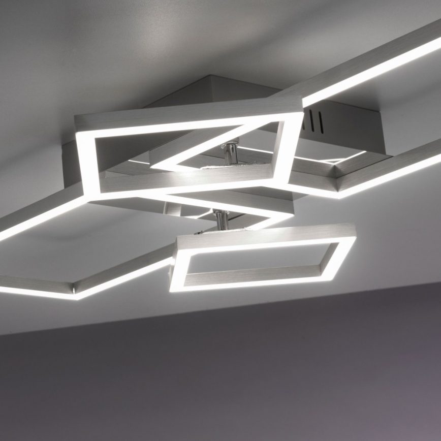 Leuchten Direkt 14030-55 - Candelabro montado à superfície IVEN 2xLED/12W/230V + 2xLED/5,5W