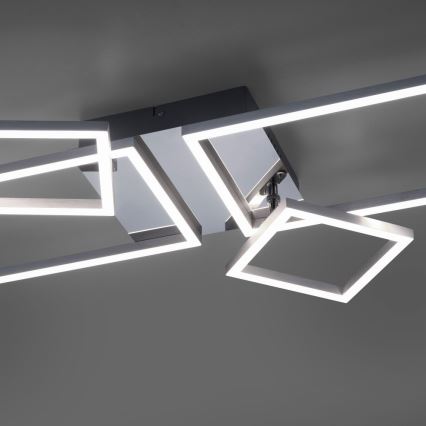 Leuchten Direkt 14030-55 - Candelabro montado à superfície IVEN 2xLED/12W/230V + 2xLED/5,5W
