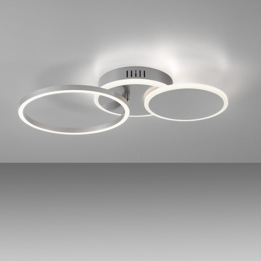 Leuchten Direkt 14116-55 - Iluminação de teto LED SEVENT LED/25,5W/230V cromado mate