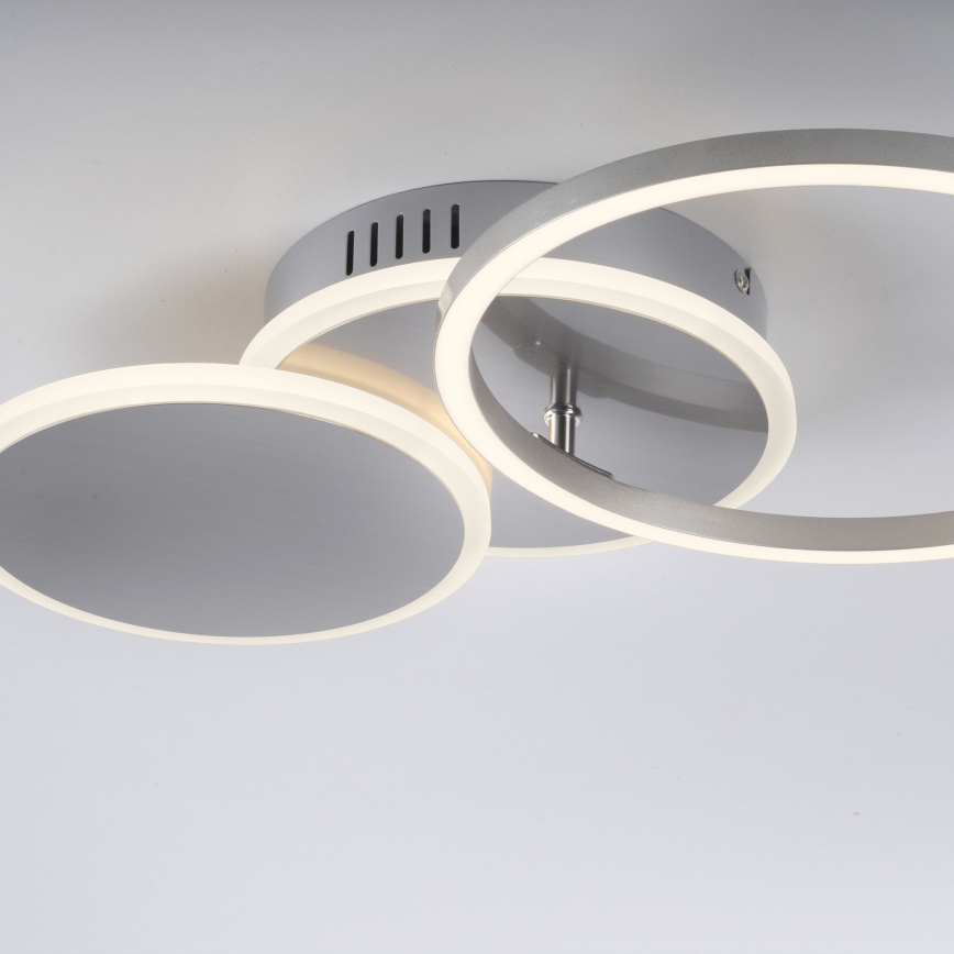 Leuchten Direkt 14116-55 - Iluminação de teto LED SEVENT LED/25,5W/230V cromado mate