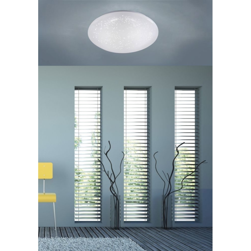 Leuchten Direkt 14122-16 - Iluminação de teto de casa de banho com sensor SKYLER LED/12W/230V IP44
