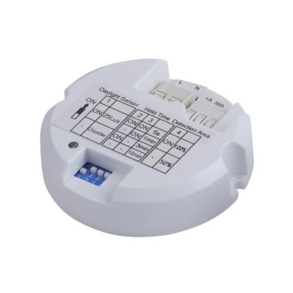 Leuchten Direkt 14122-16 - Iluminação de teto de casa de banho com sensor SKYLER LED/12W/230V IP44