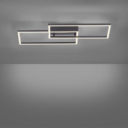 Leuchten Direkt 14140-18 - Luz de teto fosca LED IVEN 2xLED/13,5W/230V + controlo remoto