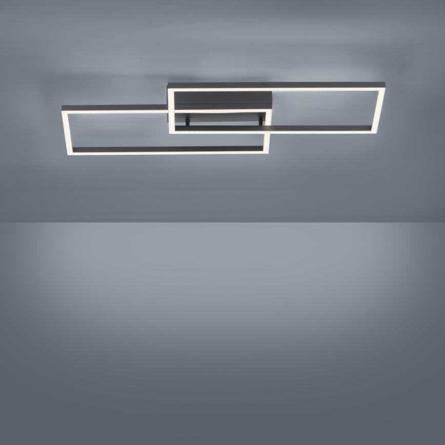 Leuchten Direkt 14140-18 - Luz de teto fosca LED IVEN 2xLED/13,5W/230V + controlo remoto