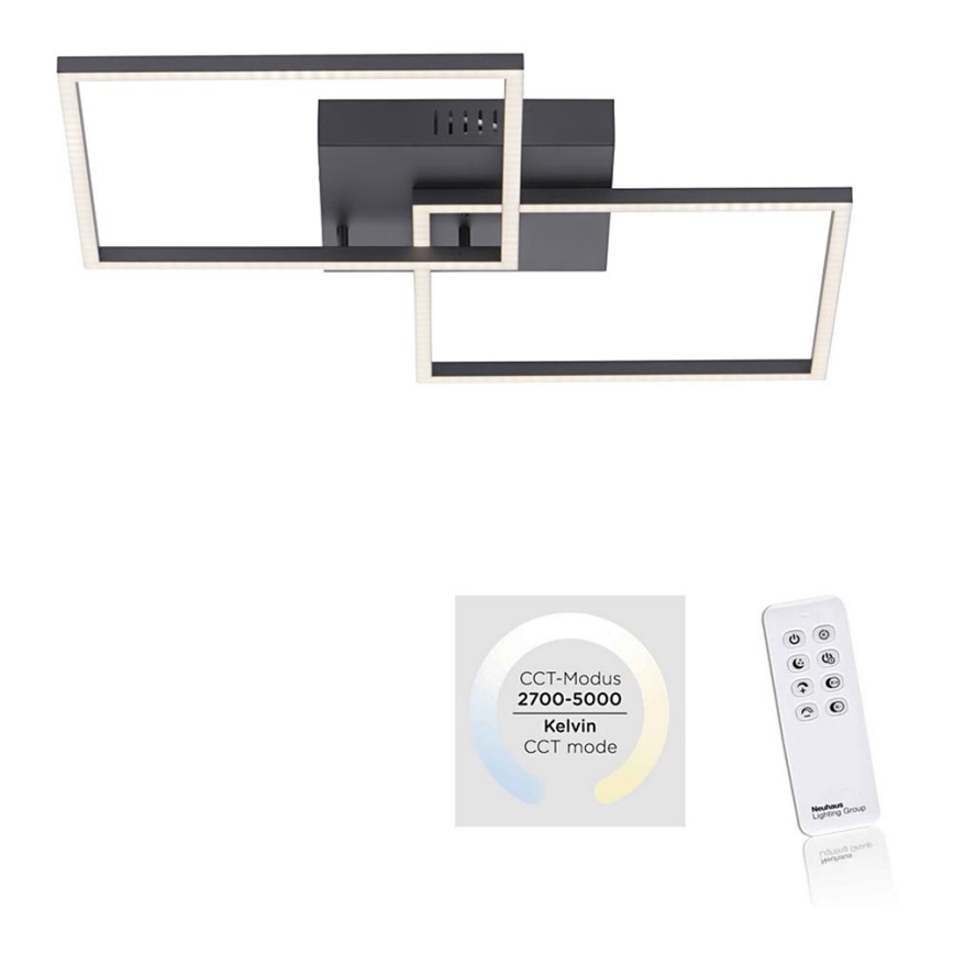 Leuchten Direkt 14141-18 - Iluminação de teto LED com regulação IVEN 2xLED/13,5W/230V + controlo remoto