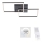 Leuchten Direkt 14141-18 - Iluminação de teto LED com regulação IVEN 2xLED/13,5W/230V + controlo remoto