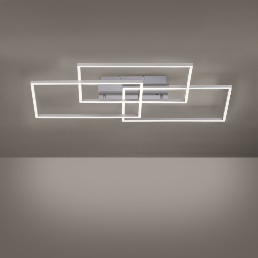 Leuchten Direkt 14150-55 - Luz de teto fosca LED IVEN 3xLED/13W/230V + controlo remoto