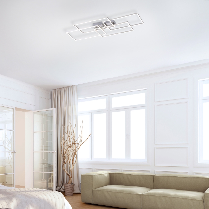 Leuchten Direkt 14150-55 - Luz de teto fosca LED IVEN 3xLED/13W/230V + controlo remoto